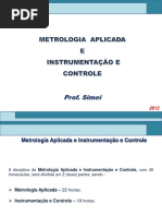 Metrologia Aplicada e Instrumentac3a7c3a2o e Controle II Simei