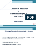 Metrologia Aplicada e Instrumentac3a7c3a2o e Controle II Simei