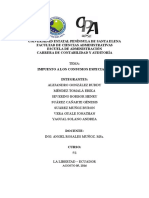 Universidad Estatal Península de Santa Elena Facultad de Ciencias Administrativas Escuela de Administración Carrera de Contabilidad Y Auditoría
