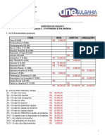 Exercícios de Fixação i - Capítulo 2 - o Patrimônio e Sua Dinâmica (Gabarito)