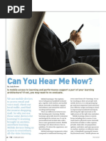 Can You Hear Me Now?: Technology