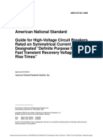 ANSI C37.06.1-1997, Trial-Use Guide for High-Voltage Circuit Breakers Rated on a Symmetrical Current