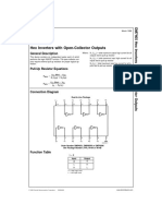 DM7405 Hex Inverters With Open-Collector Outputs: General Description