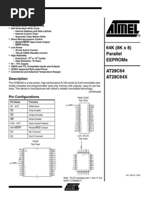 At28c64 Random Access Memory Electronic Design