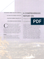 Comprehensive report on Pakistan Cement Industry.