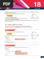 Formulae: 18.1 Using An Algebraic Formula