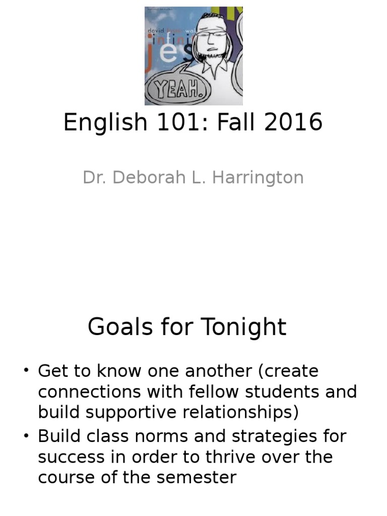 English 101 Fall 2016 Course Overview | PDF