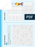 Tabuadas e Calculo Mental