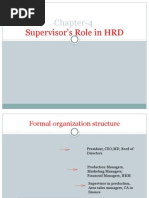 Supervisor's Role in HRD