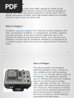 History of Megger: Resistance