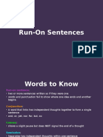 run-on sentences lesson with practice questions