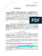 Modelo de Escrito de Denuncia de Juicio Sucesorio Intestamentario (Conyuge Superstite e Hijos)