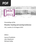 Proceedings 2013