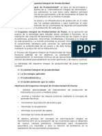 Esquema Integral de Productividad Examen