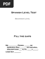 Download Spanish Level Test Beginner by elcofredebechamel SN32252134 doc pdf