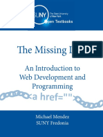 The Missing Link an Introduction to Web Development and Programming PDF