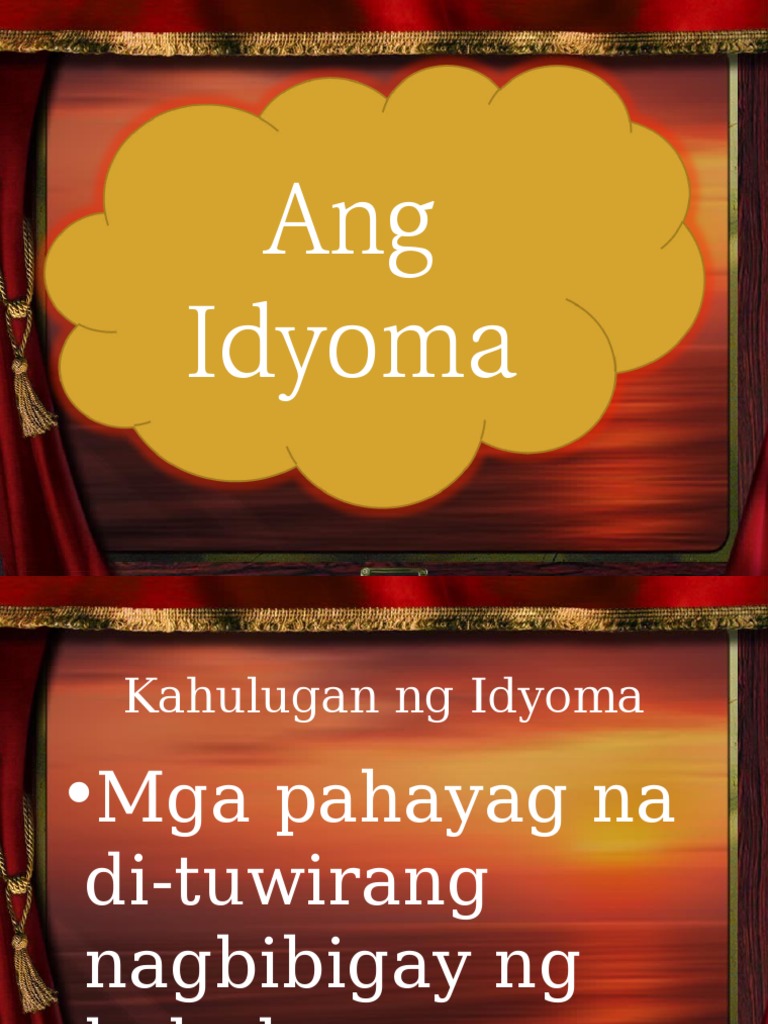 Idyoma | PDF