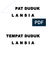 Tempat Duduk