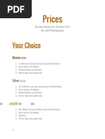 Printing Price List 2023 | PDF