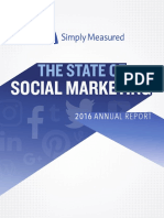 2016 State of Social Marketing