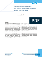 Effect Macroeco Performance Indian Stock Market