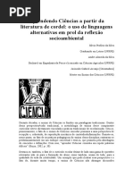 Aprendendo Ciências a Partir Da Literatura de Cordel