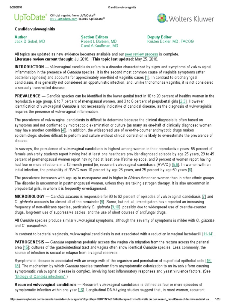 Prevalence of candidiasis vulvovaginitis in india image