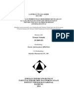 TA Perbandingan Perhitungan SR Kualitatif & Kuantitatif Menggunakan MF & MR Di PT.X PDF