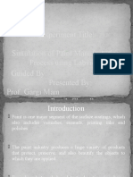 Experiment Title: Simulation of Paint Manufacturing Process Using Labview