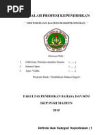 Download Definisi dan Kategori Keprofesian by neti kusumawati SN322542320 doc pdf