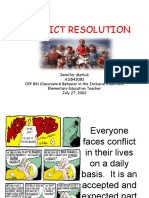 CEP 841 Conflict Resolution Presentation A