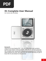 Download FiiO X1 User Guide by pescarra-1 SN322545596 doc pdf