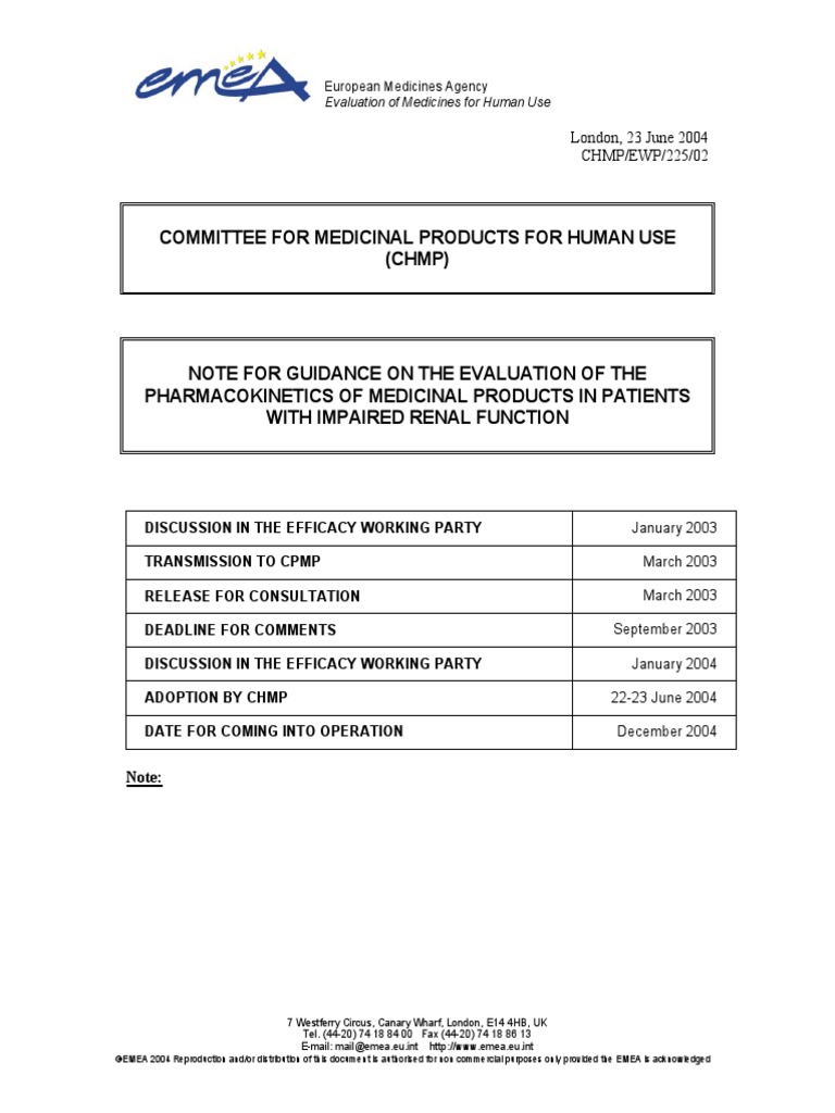 Committee For Medicinal Products For Human Use – COIMC