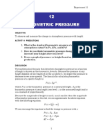 Exp.12Barometric Pressure