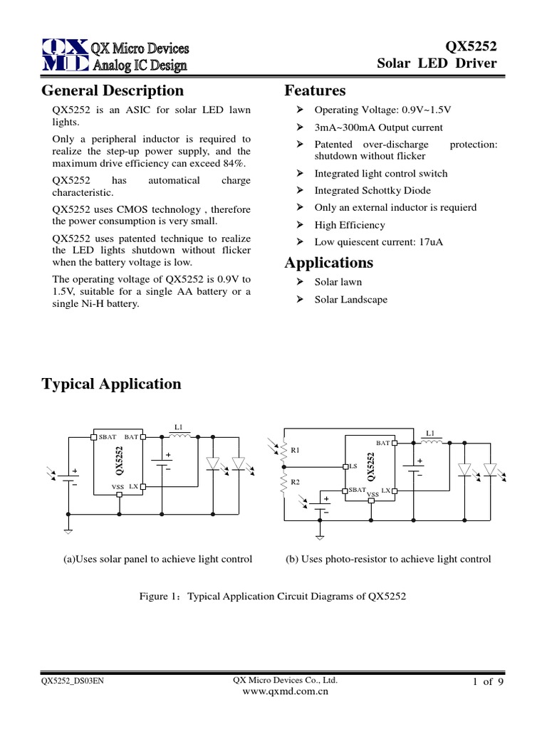 QX 5252 | PDF | Reliability Engineering | Light Emitting Diode