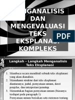 Menganalisis Eksplanasi