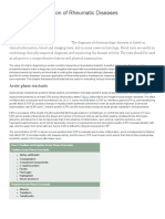 Laboratory Evaluation of Rheumatic Diseases