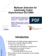 Iterative Multiuser Detection For Convolutionally Coded Asynchronous DS-CDMA