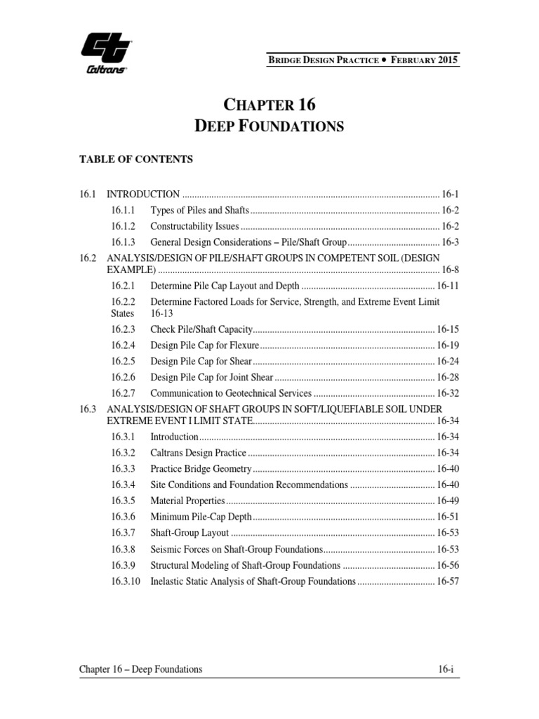 Pile Cap Design for Deep Foundations | PDF | Deep Foundation ...