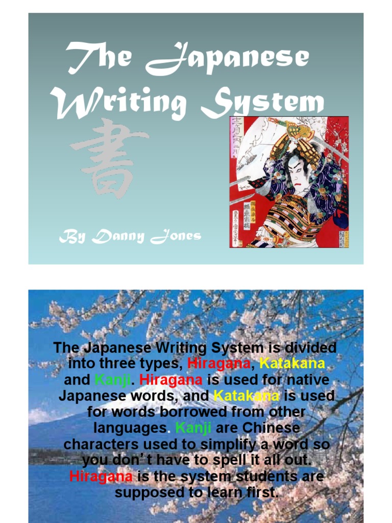 Japanese Writing System | PDF | Japanese Writing System | Kanji