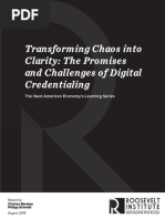 The Promises and Challenges of Digital Credentialing