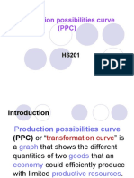 Production Possibilities Curve (PPC)