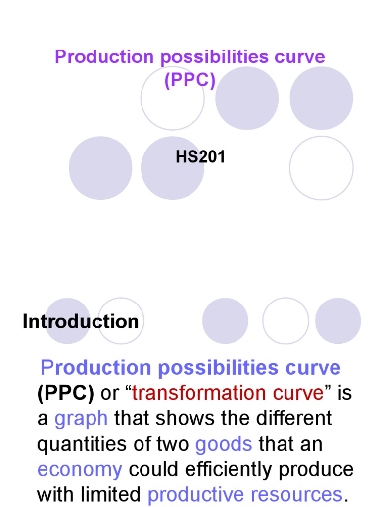 Understanding Production Possibility Curves | PDF | Economic Theories ...