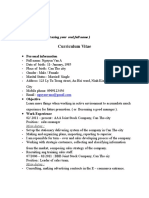 Curriculum Vitae: Nhóm 6 Writing 6. Write A C.V (Without Using Your Real Full Name)