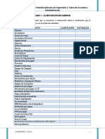 1 Ejercicio. - Clasificación de Cuentas