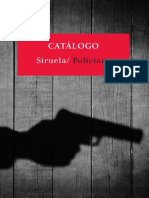 Catálogo Siruela Policiaca