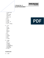 Grammar, Vocabulary, and Pronunciation Progress Test Files 1–6 Answer Key