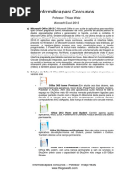 Conceitos - Microsoft Excel 2013 -Professor