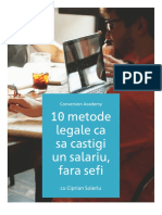 Ebook - 10 Metode Sa Castigi Un Salariu Fara Sefi