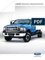 Manual Garantia y Mantenimiento Ford f4000